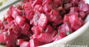 Салат из свеклы и огурцов