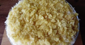 Салат мужской каприз с чипсами