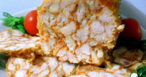 Рулет из курицы Мраморный