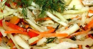 Салат с капустой "Пестренький"