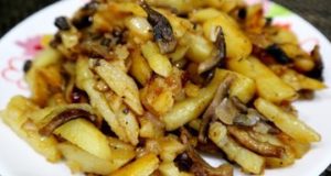 Жареная картошка с грибами