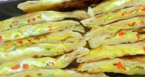 Лепешки сразу с начинкой