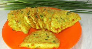 Жареные макароны с яйцом