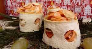 Салат в хлебных кольцах
