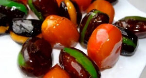 Конфеты из сухофруктов с миндальной начинкой