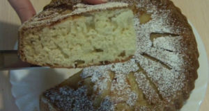 Манник перевёртыш с яблоками