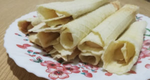 Вафельные трубочки со сгущенкой