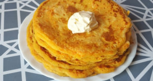 Морковные блины на молоке