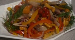 Салат закусочный Сельдь с грибами