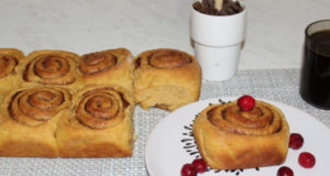 Булочки из цельнозерновой муки с корицей