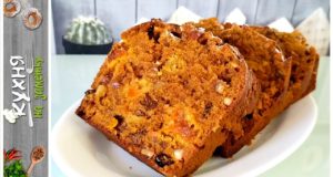 Постный карамельно медовый кекс