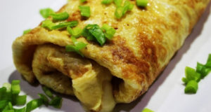 Яичный ролл с ветчиной и сыром