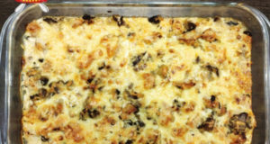 Жюльен из куриной грудки и грибов в сливочном соусе