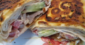 Домашняя шаурма в лаваше с мясом свинины