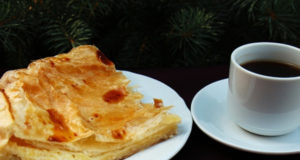 Простой сырный пирог