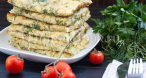 Кабачковые хлебцы с сыром