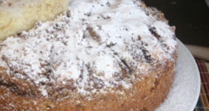 Корнуэльский яблочный пирог с корицей и орехами