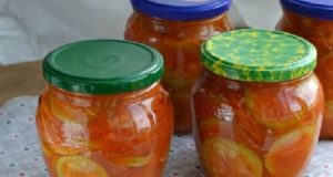 Салат из кабачков и моркови на зиму