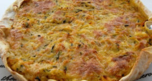 Пирог в лаваше с кабачками и лапшой
