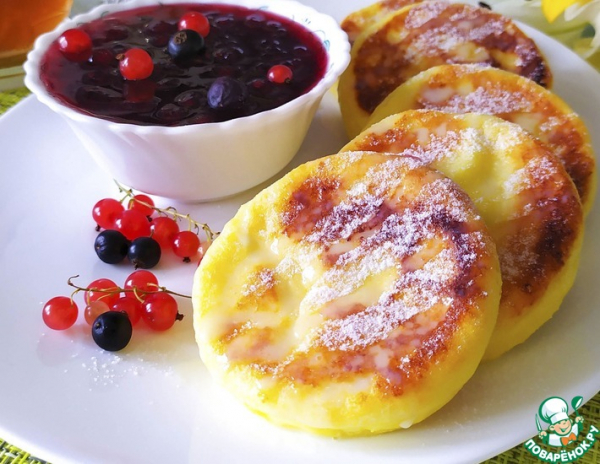 Сырники с рисовой мукой в духовке