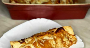 Энчиладас с курицей грибами и фасолью