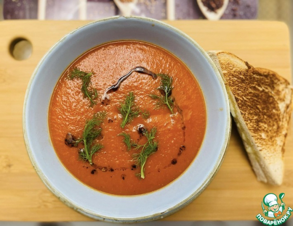 Безумно вкусный томатный суп с фенхелем