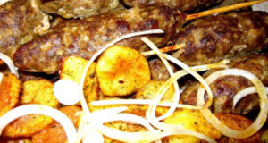 Сочный люля кебаб из мяса косули