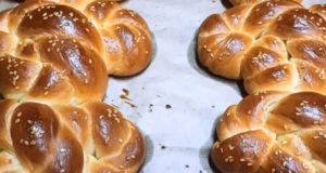 Сдобные домашние булочки плетёнки