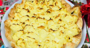Пирог с курицей картошкой сыром