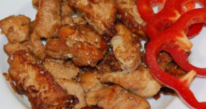 Куриное мясо в карамельном соусе