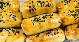Хрустящие пресные пирожки с овощной начинкой