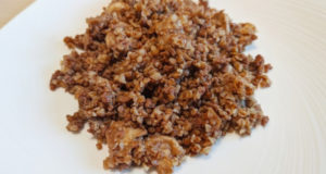 Гречка с фаршем и грибами