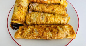 Бризоль из фарша с начинкой из помидор