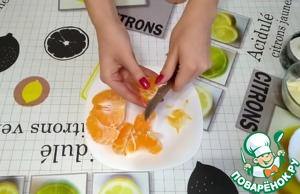 Ванильные маффины с мандаринами и миндалем