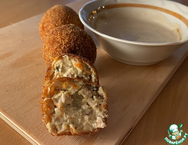 Мясные крокеты в кляре