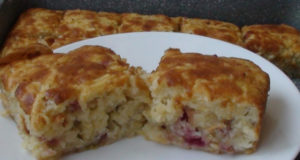 Реване с ревенем и яблоками