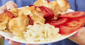 Шашлычок из куриного филе в духовке