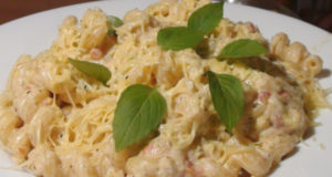 Паста со сливочным соусом из кабачка