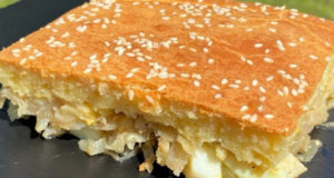 Капустный пирог с яйцом