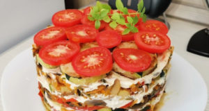 Овощной торт с кабачками