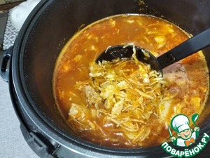 Щи из квашеной капусты