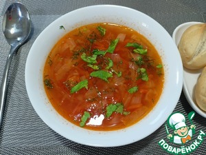 Щи с тушенкой в мультиварке