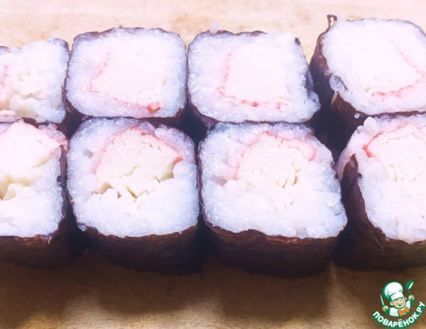 Суши с крабовыми палочками