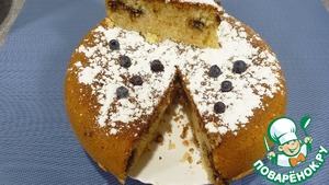 Манник на ряженке с шоколадом в мультиварке