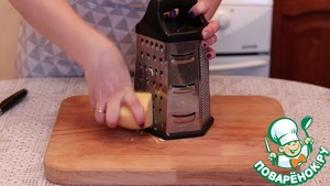 Грибы фаршированные ветчиной и сыром